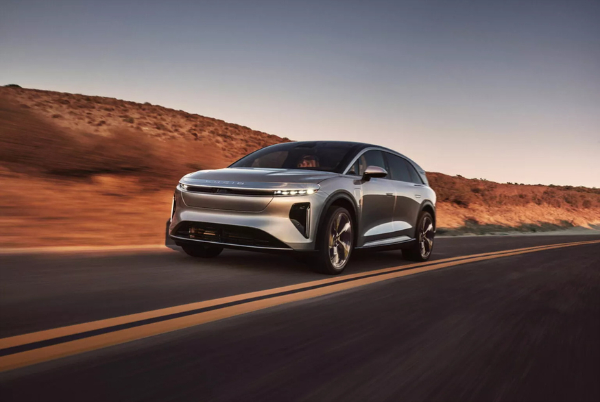 루시드 준중형 전기 SUV 모델 '그래비티'. (사진=루시드)