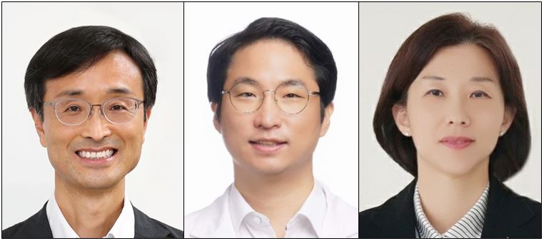 제13회 광동 암학술상 수상자 사진. (왼쪽부터 경북의대 생화학교실 이병헌 교수, 고려의대 방사선종양학과 임채홍 교수, 국립암센터 암역학연구과 김정선 교수)