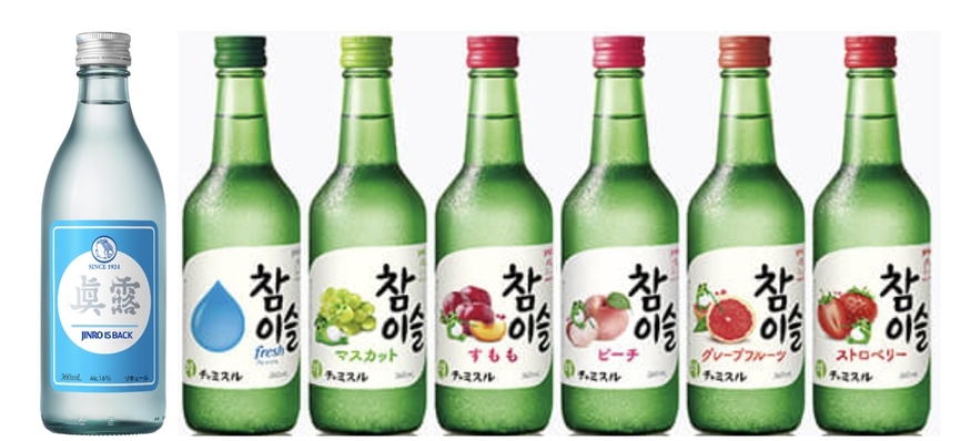 하이트진로는 일본에서 다양한 소주를 선보이고 있다. (사진=하이트진로)
