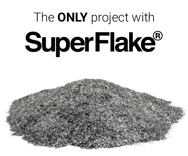 캐나다 넥스트소스가 마다가스카르 몰로 광산에서 생산할 흑연농축물(SuperFlake®). (사진=넥스트소스)