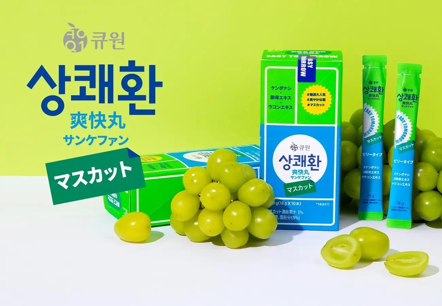 삼양사가 일본에 상쾌환 스틱 샤인머스캣맛을 출시한다. (사진=삼양사)