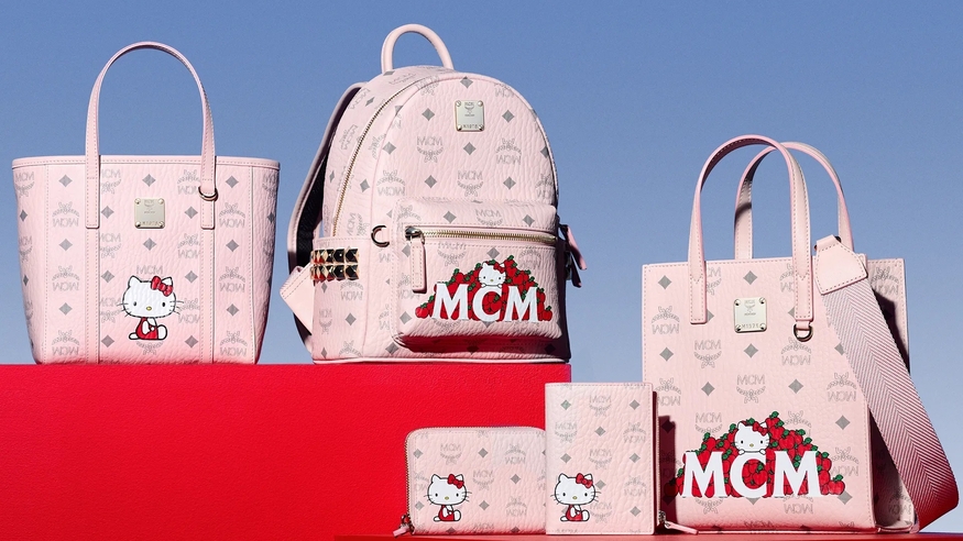 MCM 헬로키티 콜라보 가방·지갑 상품군. (사진=MCM)