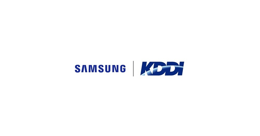 삼성전자(왼쪽)와 KDDI 로고. (사진=삼성전자)