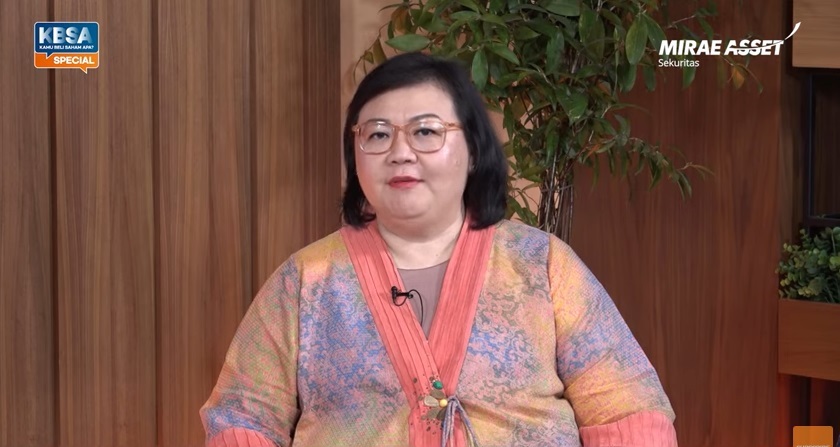 모린 인드리아티 리포손해보험 부사장이 유튜브 채널을 통해 미래에셋 세쿠리타스와 인터뷰를 진행하고 있다.(사진=미래에셋 세쿠리타스 유튜브)