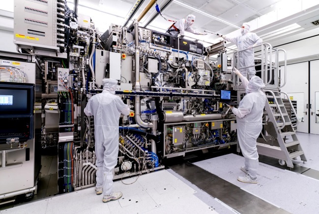 네덜란드 노광장비 회사 'ASML'의 실내 사업장. (사진=ASML)