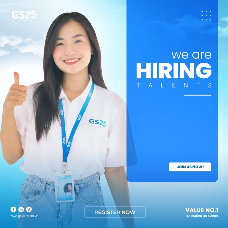 GS25는 베트남에서 대규모 인력 채용에 들어갔다. (사진=GS25)