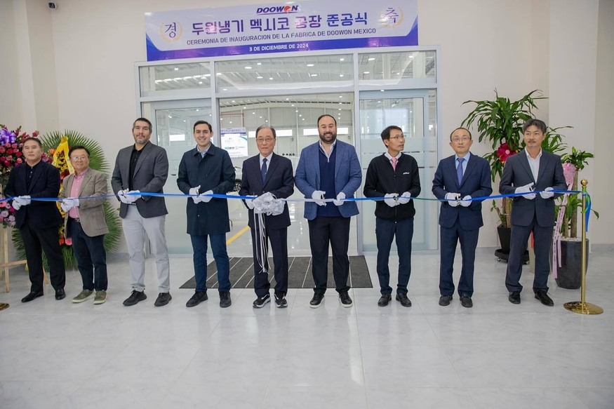 두원냉기는 지난 3일(현지시간) 멕시코 누에보레온주 아포다카시에 신공장을 준공했다. (사진=누에보레온주)