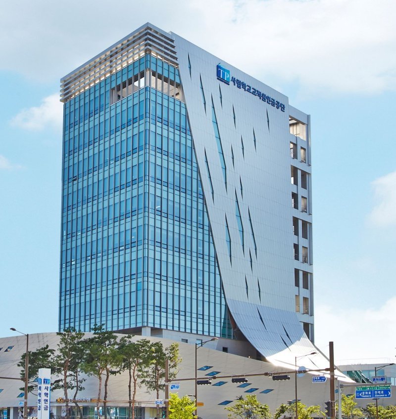 사립학교교직원연금공단(사학연금) 나주 본사 사옥 외관.(사진=사학연금)
