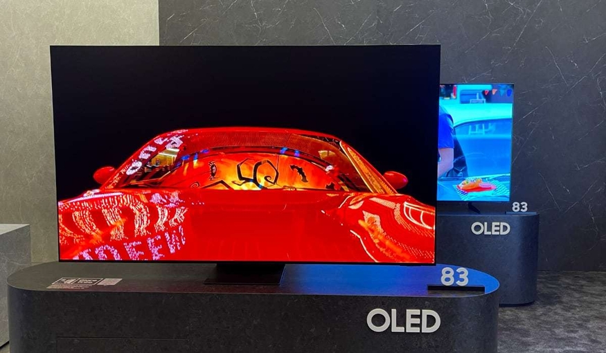 삼성전자의 프리미엄 OLED TV 신제품 'S95F' 시리즈 83형. (사진=FlatpanelsHD)