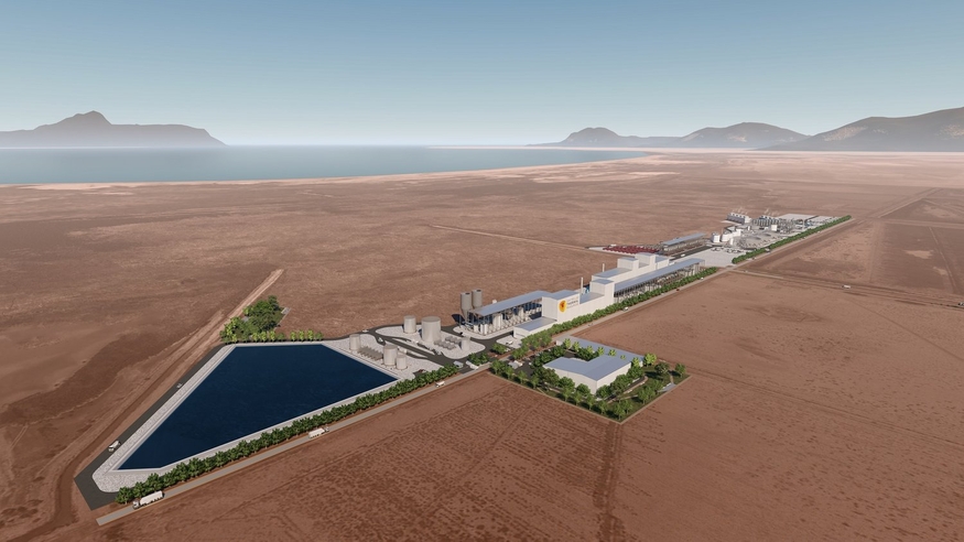 미국 캘리포니아 헬스키친 지열 소금물(Hell's Kitchen geothermal brine) 프로젝트 조감도. (사진=CTR)