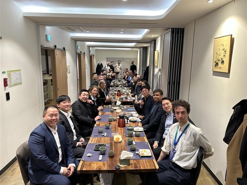 퀘벡 주정부 대표단과 포스코, SK온 등 국내 기업이 만나 저녁 만찬을 가졌다. (사진=퀘벡 주정부 대표단)