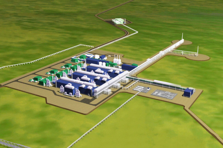 알래스카 액화천연가스(LNG) 프로젝트의 가스 처리 시설. (사진=글랜파른 알래스카 LNG)