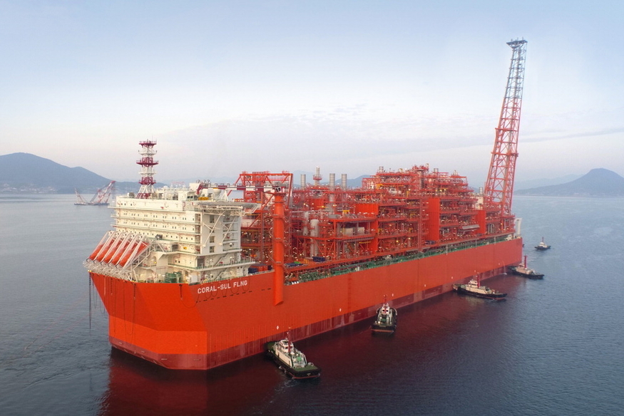 삼성중공업이 건조한 코랄 술 FLNG. (사진=삼성중공업)