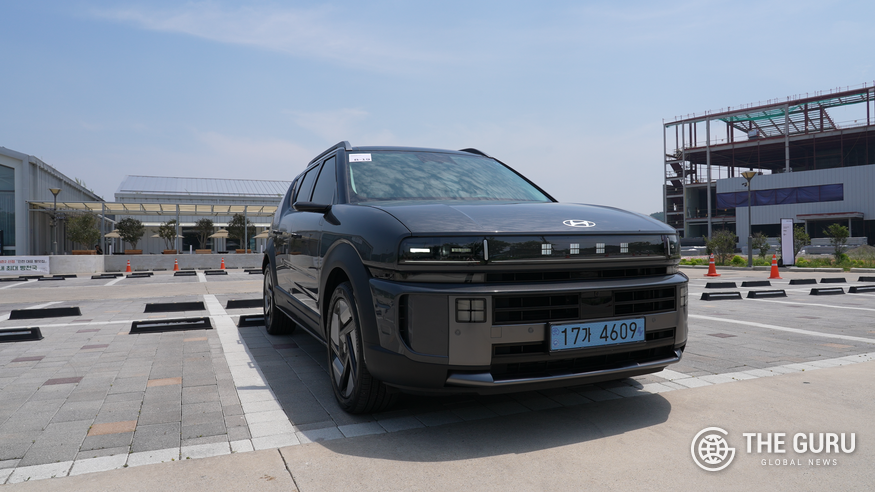 현대차 수소전기차 ‘디 올 뉴 넥쏘(The all-new NEXO') 전면부. (사진=오재우 기자)