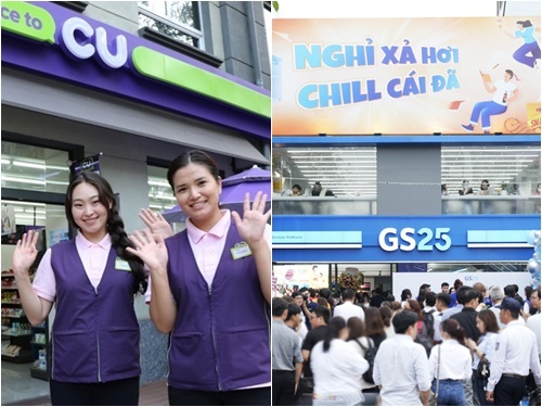 내수 시장 포화를 맞은 국내 편의점들이 해외 시장 개척에 더욱 적극적으로 나서고 있다. 사진은 CU 몽골 매장과 GS25 베트남 매장(사진=각 사)
