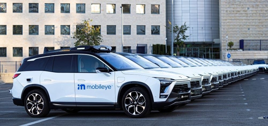 모빌아이(Mobileye)의 자율주행 기술이 탑재된 차량 모습.(사진=모빌아이)