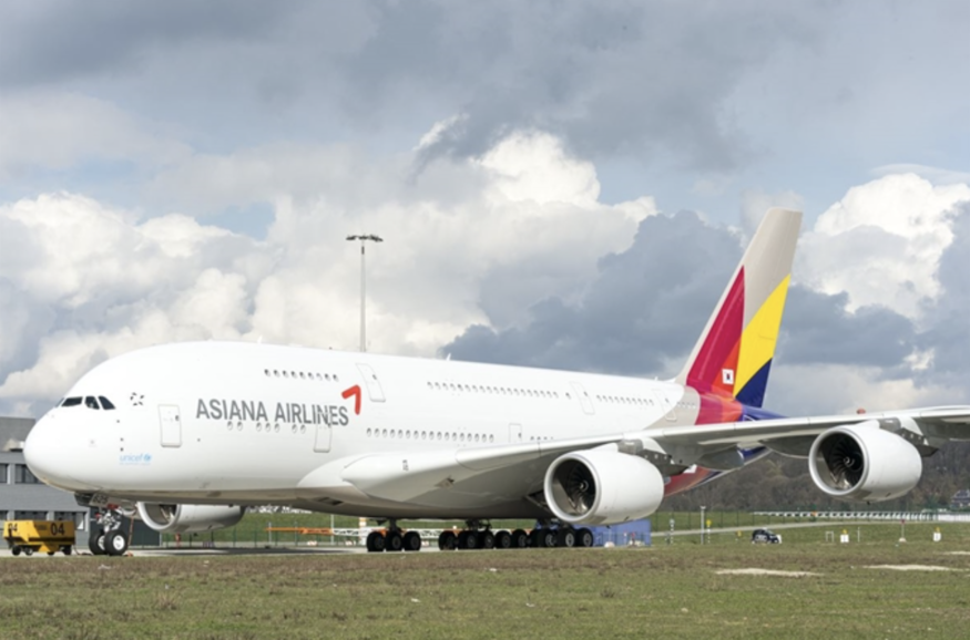 아시아나항공의 A380.. (사진=아시아나항공)