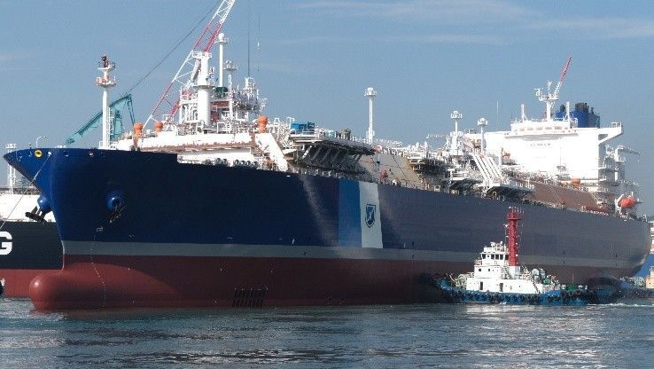미국 엑셀러레이트 에너지(Excelerate Energy)의 액화천연가스 부유식 가스 저장·재기화설비(LNG FSRU). (사진=엑셀러레이터 에너지)