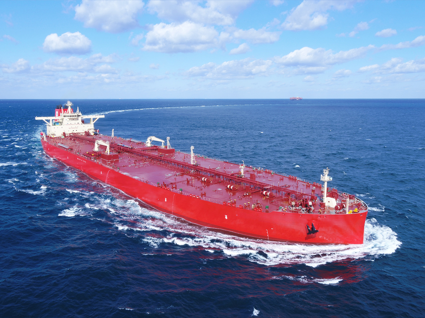 한화오션이 건조한 초대형 원유운반선(VLCC), Korea