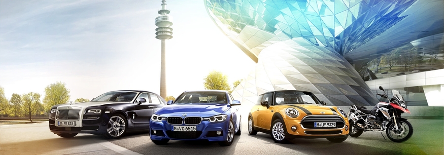 BMW그룹 브랜드별 차량. (사진=BMW그룹)