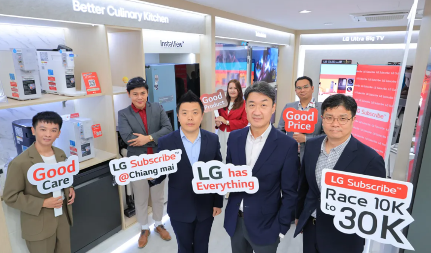 LG전자 태국법인이 LG Subscribe 출시 9개월만에 누적 가입자 1만 명을 넘어섰다. (사진=LG전자 태국법인 링크드인)