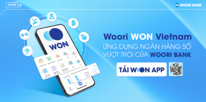 우리은행 'WON 앱'이 베트남에서 디지털 생태계 서비스를 선도하고 있다.(사진=우리은행 베트남법인)