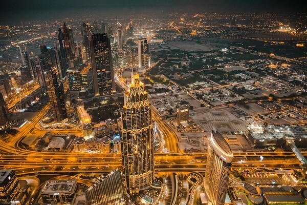 UAE 두바이 야경.(사진=픽사베이)