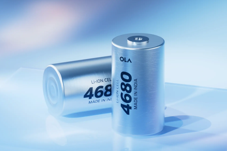 인도 올라 일렉트릭(Ola Electric Mobility)의 4680 바흐라트 배터리셀. (사진=올라)