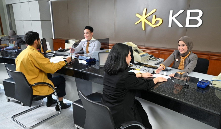KB국민은행 인도네시아 법인 KB뱅크의 지점. (사진=인도네시아 언론)
