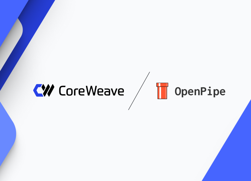 AI 데이터센터 기업 코어위브(CoreWeave)가 AI 에이전트 훈련 플랫폼 스타트업 오픈파이프(OpenPipe)를 인수했다. 구체적인 인수가는 공개하지 않았다. (사진=코어위브)