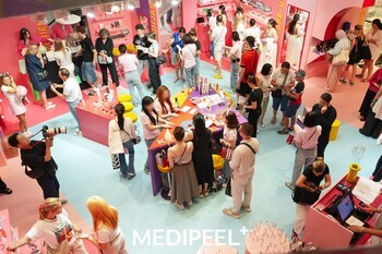 더마 스킨케어 브랜드 메디필(MEDIPEEL)이 프랑스 파리 프렝땅 백화점 팝업스토어를 통해 서유럽 시장 공략에 나섰다. (사진=메디필)