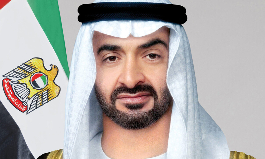 셰이크 무함마드 빈 자예드 알 나흐얀 UAE 대통령. 