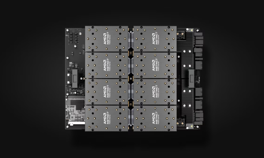 AMD 인스팅트 MI355X 플랫폼. (사진=AMD)
