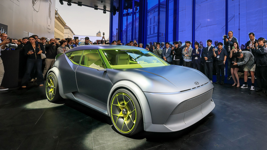 독일 뮌헨 ‘IAA 모빌리티 2025’에서 공개된 현대차 ‘콘셉트 쓰리(Concept THREE)’. (사진=현대차)