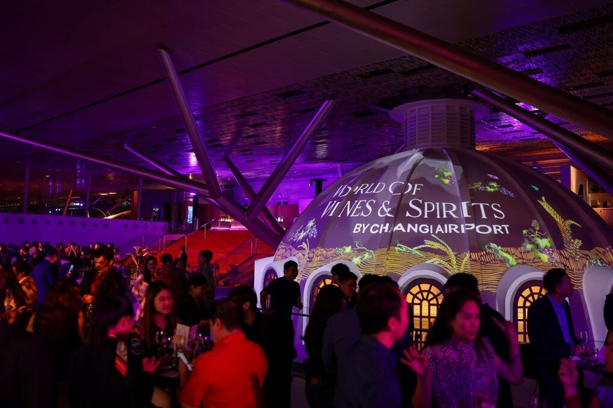 지난해 개최된 프리미엄 와인·주류 행사 'World of Wines & Spirits(WOWS)' 모습. (사진=창이공항)