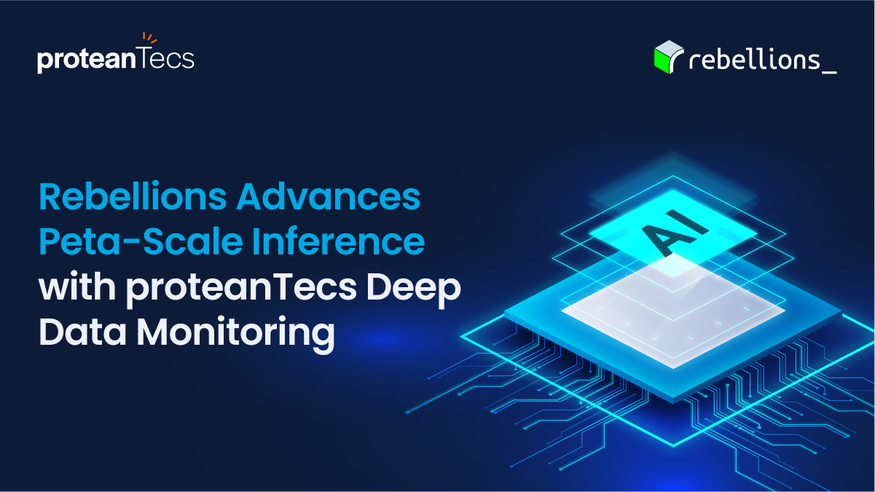 리벨리온은 지난 27일 프로틴텍스의 '딥데이터(Deep Data) 기반 임베디드 모니터링 IP'를 자사 AI 추론용 칩에 탑재한다고 발표했다. (사진=리벨리온)