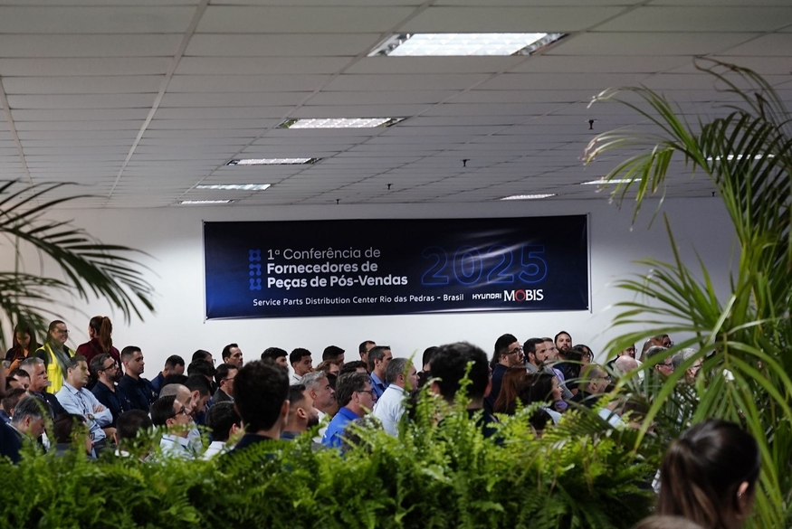 현대모비스 브라질 법인이  '제1회 부품 공급사 컨퍼런스'를 개최했다.(사진= Mateus Galdino 링크드인)