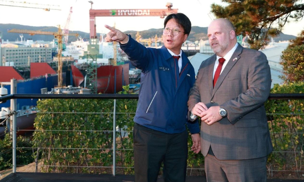 상업·군함 ‘韓 건조’ 가능성↑ 美 상무부 대표단, HD현대중공업·한화오션 등 극비 시찰