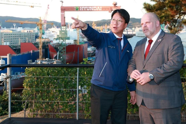 상업·군함 ‘韓 건조’ 가능성↑ 美 상무부 대표단, HD현대중공업·한화오션 등 극비 시찰