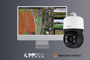 AI 덧씌운 한화비전, 英 나브텍 레이더와 '철벽 외곽 보안' 솔루션 띄운다