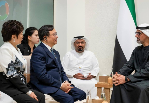 UAE 아부디비 왕세자, BYD 수장과 회동…전기차 산업 협력 논의