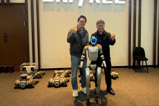 'SK家 3세' 최성환 SK네트웍스 사장, '로봇계 샤오미' 中 유니트리 창업자 전격 회동