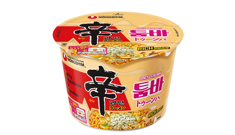 농심 '신라면 툼바' 용기면, 日 열도 상륙…9일 편의점 정식 판매 시작