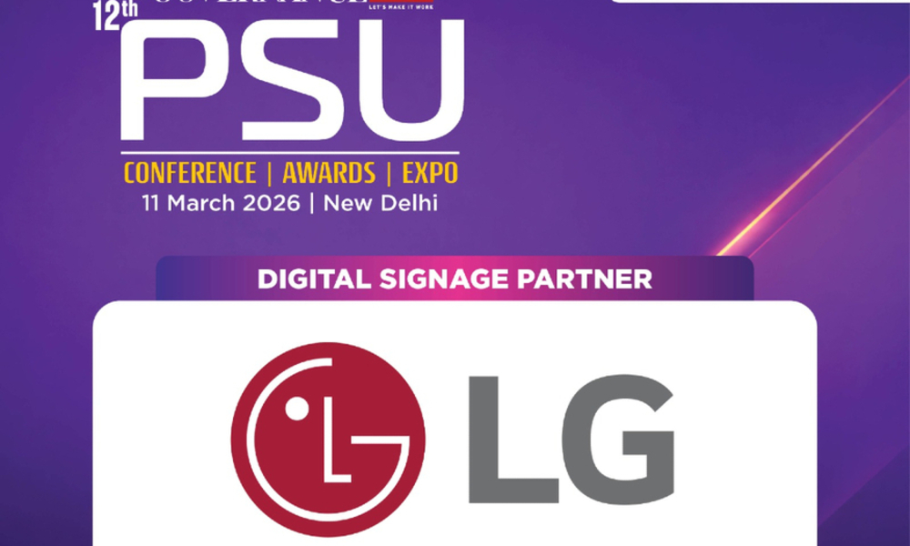 LG전자, 인도 '거버넌스 나우 PSU 컨퍼런스' 디지털 사이니지 파트너 선정... B2G 공략 가속