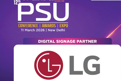 LG전자, 인도 '거버넌스 나우 PSU 컨퍼런스' 디지털 사이니지 파트너 선정... B2G 공략 가속