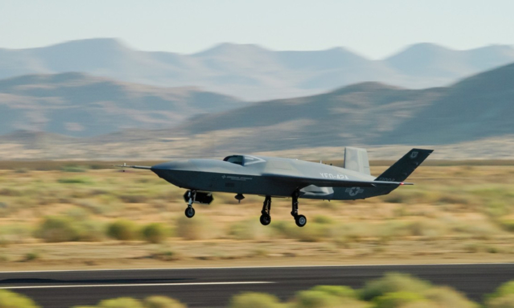 '한화에어로 파트너' 제너럴아토믹스 '드론 윙맨' 추락 사고…비행시험 전면 중단