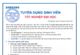 삼성 베트남 대졸 공채…R&D 인력 대규모 채용