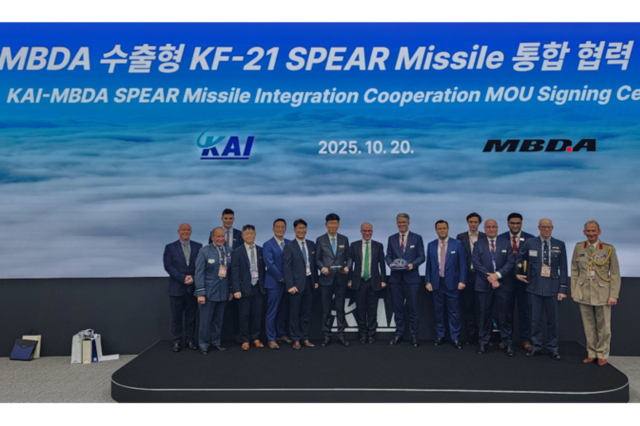 KF-21 전투기 '스피어' 순항미사일 무장…KAI·英 MBDA 업무협약 체결