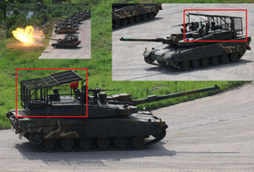 현대로템 K2 흑표, 드론방어 케이지 장착 시험…성능개선 작업 본격화