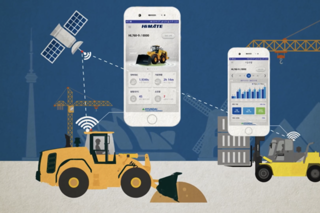 HD현대건설기계 'IoT 위성 네트워크' 활짝…사막·해상서 실시간 데이터 확보